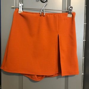 Orange skort